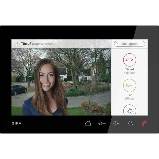 Gira - Innenstation für Türkommunikation Wohnungsstation Video AP 7 1209005 Türko sw