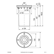 EVN Lichttechnik - Bodeneinbauleuchte LED-Bodeneinbauleuchte 678235402 IP67