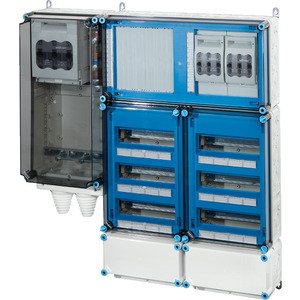 Hensel - Installationskleinverteiler PV-Wechselrichter-Sammler Mi PV 6123 140kW,1-phasig