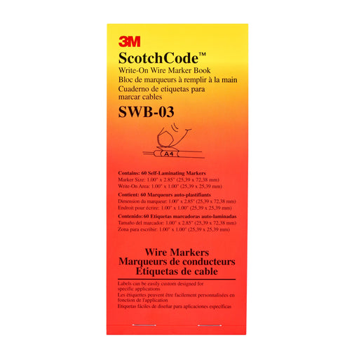 3M - Kabelmarkierungssystem Kabelmarkierer Bücher SWB-3 (VE5)