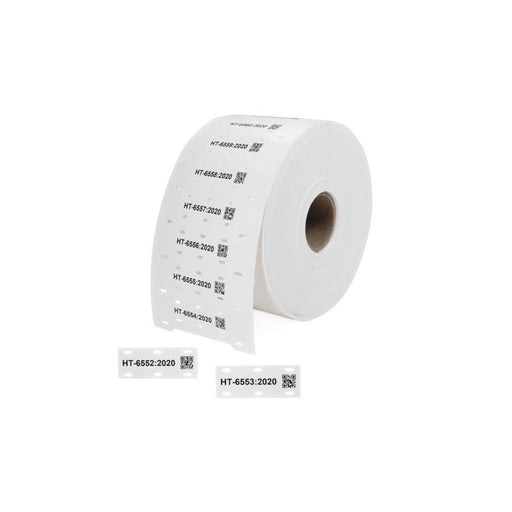 HellermannTyton - Kabelmarkierungssystem Kennzeichnungsschilder 556-83026(1000) 20x51mm bl 1000/Rol − 1000 Stück