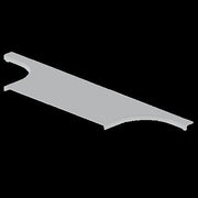 Unex - Deckel T-Stück für Kabeltragsystem T-Abzweiger 66629 lichtgrau, 600mm
