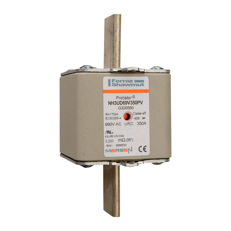 Mersen - Messersicherung Sicherungseinsatz NH aR NH3UD69V350PV Gr.3 350A sfü KM