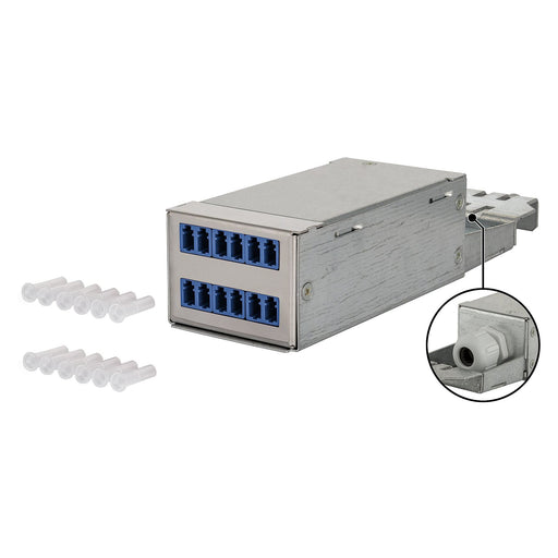 Metz Connect - Moduleinsatz für Patchpanel LWL DCCS Baugruppe OS2 130D209J00000N 6xLC-Duplex