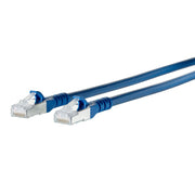 Metz Connect - Patchkabel Kupfer Patchkabel S/FTP 1308454044-E bl 4,0m Cat.6A − 5 Stück