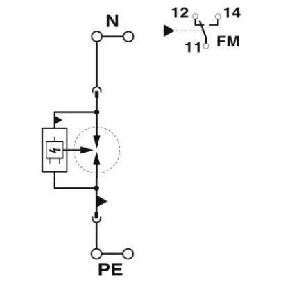 Phoenix Contact - Blitzstromableiter für Energietechnik Blitzstromableiter Typ 1 2907262