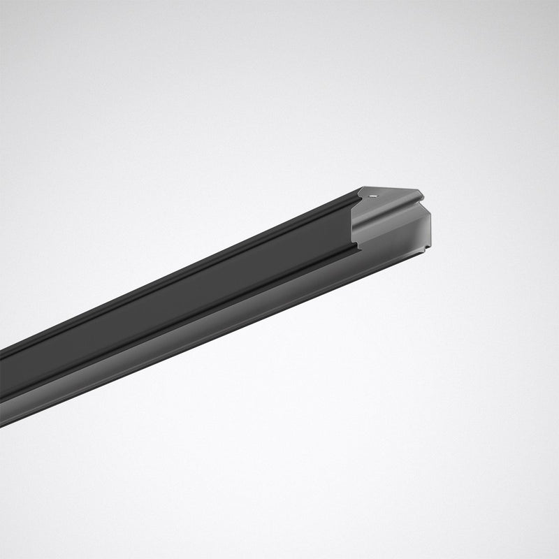 Trilux - Tragschiene für Lichtbandsystem Tragschiene 07650 L75 U E 05 schwarz − 1 Stück