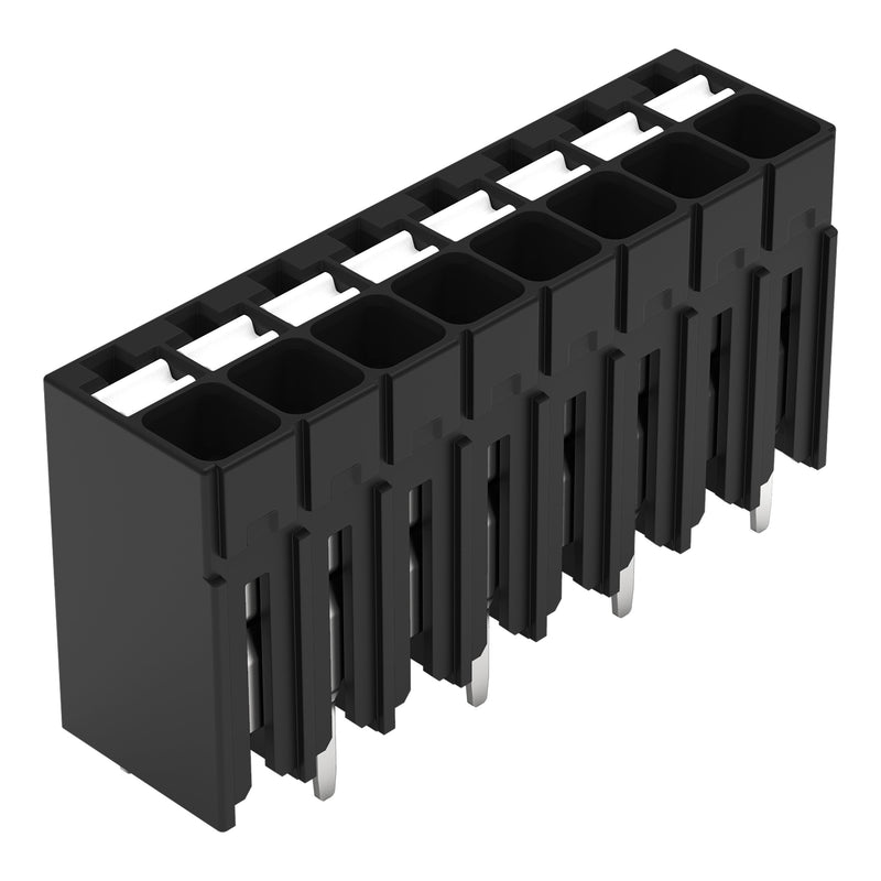 WAGO - Leiterplattenklemme THR-Leiterplattenklemme 2086-1128 Drücker,1,5mm²,sw − 108 Stück