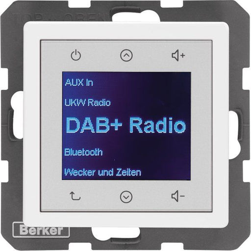 Berker - Elektronik-Gerät für Installationsschalterprogramme Radio DAB+, Bt., Q.x pw. 30846089