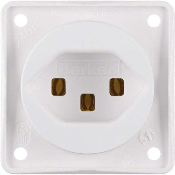 Berker - Steckdose pws/matt 962592502 Schweiz Typ23