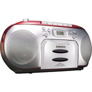 LENCO - Radio-Recorder Radio/CD/Kassetten-Player SCD-420 RED