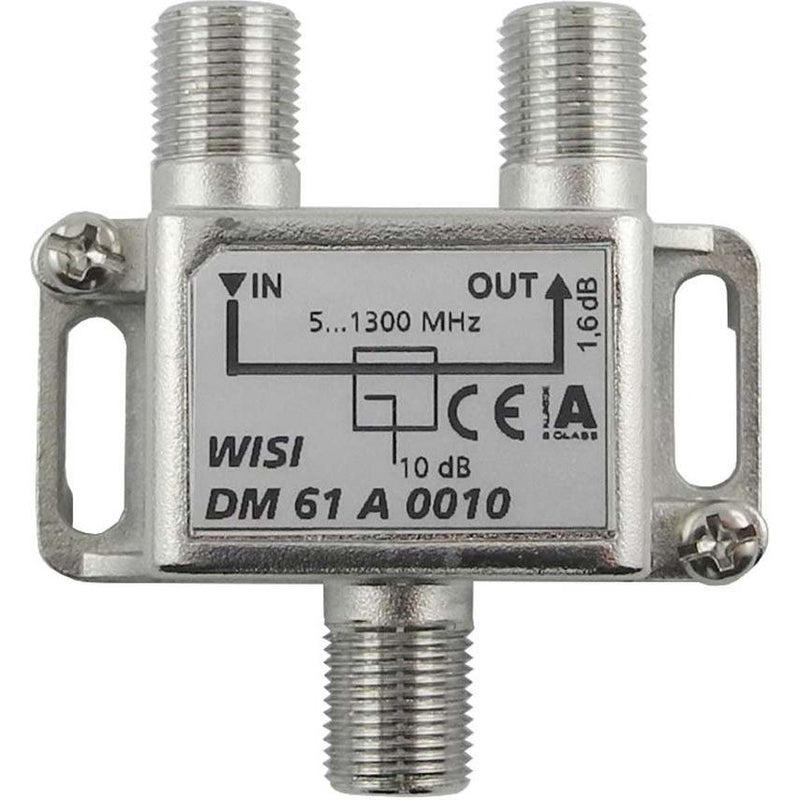 Wisi - Abzweiger und Verteiler Abzweiger 1f. DM 61 A 0010 5-1300MHz,10dB Cl.A