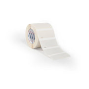 HellermannTyton - Kabelmarkierungssystem Etiketten TAG22TD3-896-WHCL weiss/transparent − 2500 Stück