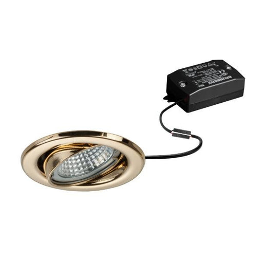 Brumberg Leuchten - Downlight/Strahler/Flutlicht LED-Einbaustrahler 230V 38180053 3000K, gold
