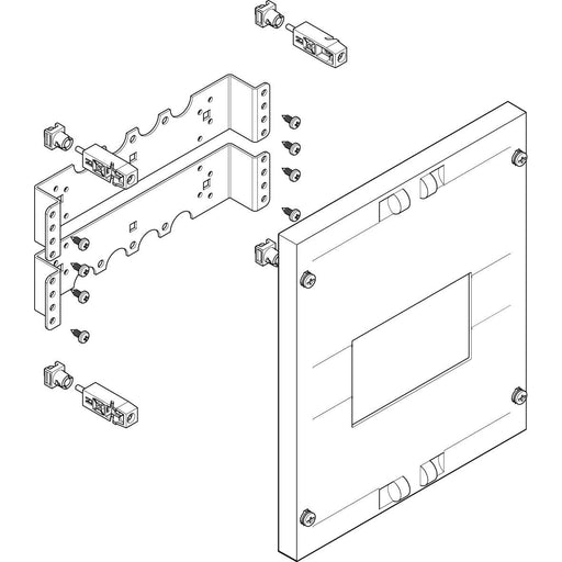 ABN - Verteilerfeld für Installationsverteiler ESPRO-Modul MF12130 flach BxH:250x300mm