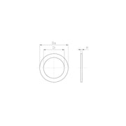 Jacob - Dichtring, flach Anschlussgewinde-Dichtring 3M32-CD/2.5 M32 Grün − 25 Stück