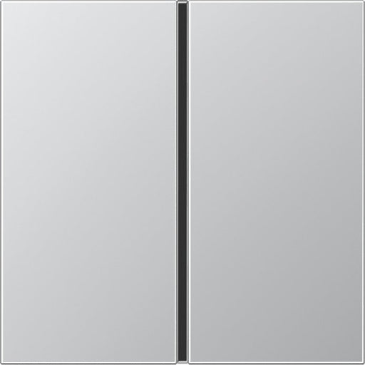 Jung - Abdeckung/Bedienelement für Installationsschalterprogramme Tastensatz 1-fach alu AL 2401 TSA komplett − 1 Stück