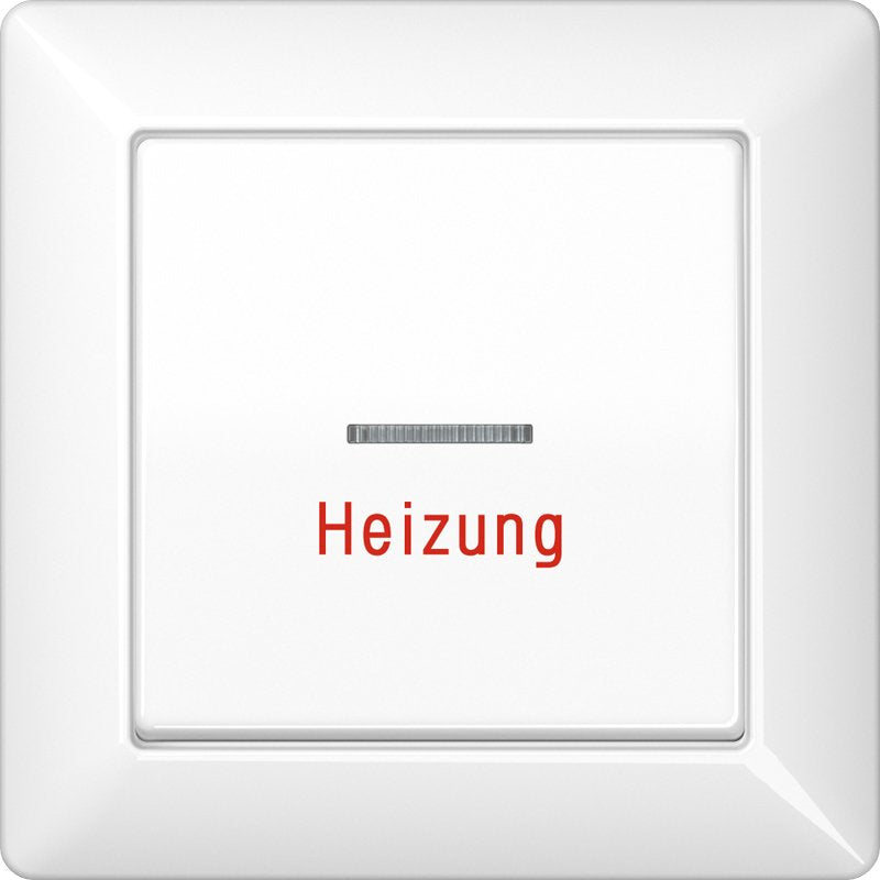 Jung - Abdeckung/Bedienelement für Installationsschalterprogramme Abdeckung Heiz/Nots.aws AS 590 H WW für Schalter
