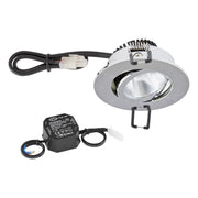 EVN Lichttechnik - Downlight/Strahler/Flutlicht LED-Deckeneinbauleuchte PC20N91140 chr 4000K 230V IP20