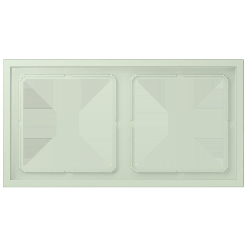 Jung - Abdeckrahmen Rahmen 2-fach LCZ 982 BF 218 vert anglais pale