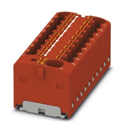 Phoenix Contact - Durchgangs-Reihenklemme Verteilerblock PTFIX 4/18X1,5 RD − 20 Stück