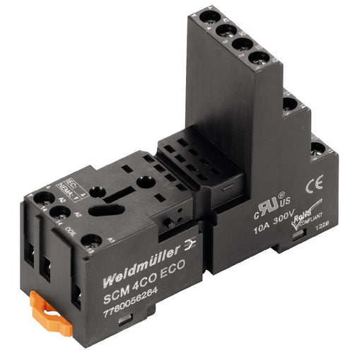 Weidmüller - Relaissockel SCM 4CO ECO − 10 Stück
