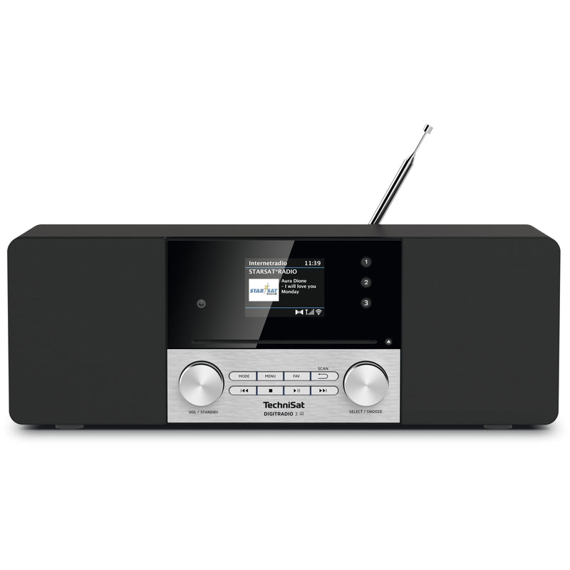 TechniSat - Radio DAB+Digitalradio DIGITRADIO3IR sw/si BT,Audiostreaming