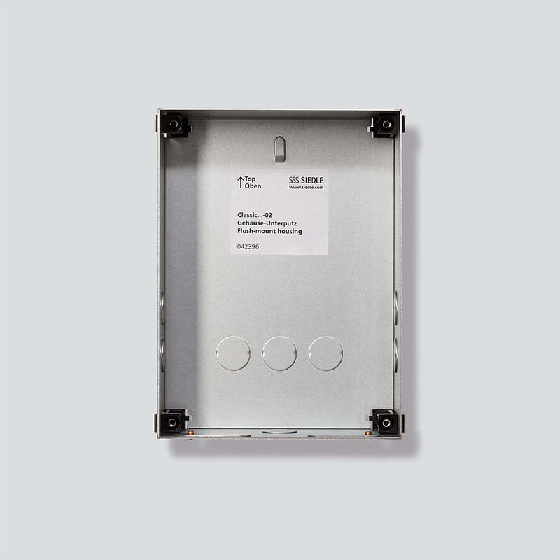 Siedle&Söhne - Montageelement für Türstation Unterputzgehäuse Classic GU CL 01-0 Stahlblech verzinkt