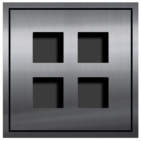 TCS Tür Control - Montageelement für Türstation Inputzmontageset ZAU2068-0030 2x2 AMI-Modul, 1-sp