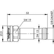 Telegärtner - Pegelsteller N-Dämpfungsgli. 10dB 100024171 10 dB, 2 W, 10 GHz