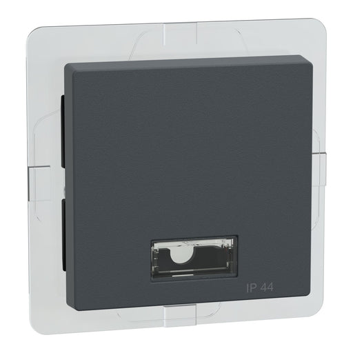 Merten - Abdeckung/Bedienelement für Installationsschalterprogramme Wippe Symbol Fenster anth 433714 rechteckig IP44