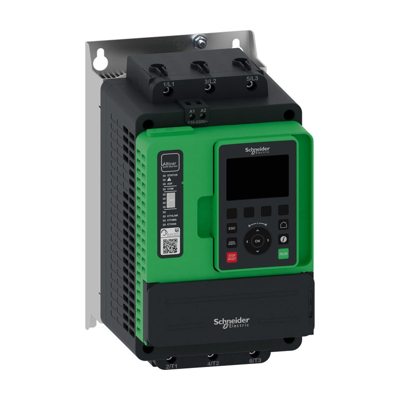 Schneider Electric - Sanftstarter Sanftanlasser Ats490, ATS490D75Y 75A, 208 Bis 690V