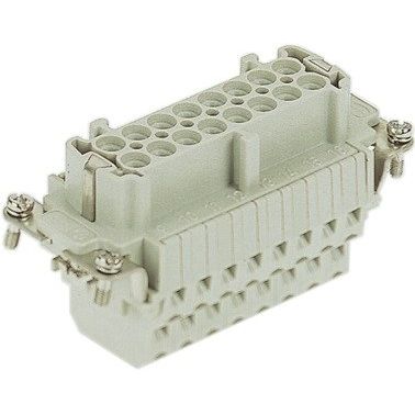 Harting - Kontakteinsatz für Rechtecksteckverbinder Buchseneinsatz 09330162772 HAN 16 ESS-BU