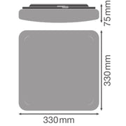 Ledvance - Decken-/Wandleuchte LED-Wand-u.Deckenleuchte SFSQ330S.V24W3CCT 44 CCT, Sensor