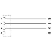 Phoenix Contact - Konfektioniertes Sensor-Aktor-Kabel Sensor-/Aktor-Kabel SAC-4P-15,0-#1553103