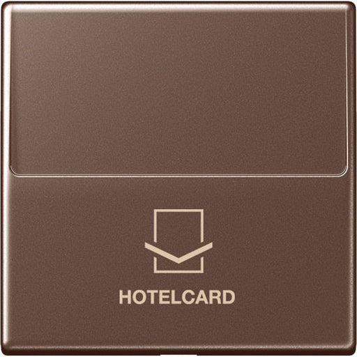 Jung - Abdeckung/Bedienelement für Installationsschalterprogramme Hotelcard-Schalter mokka A 590 CARD MO o. Schalter-Einsatz