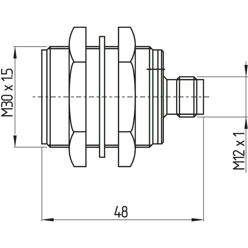 Schmersal - Positionsschalter mit getrenntem Betätiger Sicherheits-Sensor BNS 303-11Z-ST