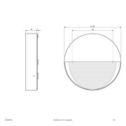 EVN Lichttechnik - Decken-/Wandleuchte LED-Wandleuchte WAR65081602 IP65