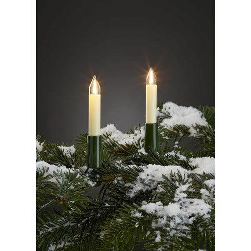 Hellum - Festbeleuchtung LED-Filament-Kerzenkette 845563 30-tlg. außen