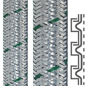 Flexa - Metall-Schutzschlauch Metallschutzschlauch SPR-PVC-EDU-AS, AD27 AD 27, 21 x 27 mm − 50 Meter