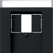 Gira - Einsatz/Abdeckung für Kommunikationstechnik Abdeckung sw 0876005 BSF TAE USB