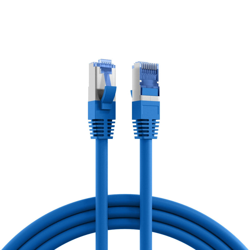 EFB-Elektronik - Patchkabel Kupfer RJ45 Patchkabel Cat.6A K5525FBL.0,5 blau 0,5m