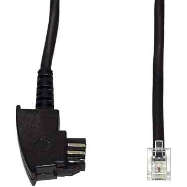 E+P Elektrik - Konfektionierte Fernmeldeleitung Telefon-Anschlusskabel T 44/3 LOSE 3m