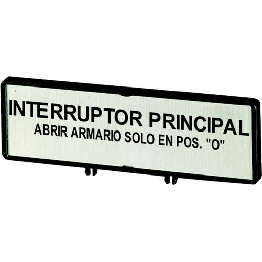 Eaton - Zubehör/Ersatzteile für Niederspannungs-Schalttechnik Träger mit Schild ZFS77-P3 T5 T5B P3 88x27mm