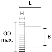 HellermannTyton - Metall-Schutzschlauch-Verschraubung Metallverschraubung PCS10-EI-NPB-ML (10) Endverschluss − 10 Stück