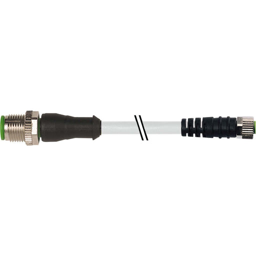 Murrelektronik - Konfektioniertes Sensor-Aktor-Kabel M12 Stecker/M8 Buchse 7000-40561-6100200 2m 3x0,25qmm sw − 1 Stück