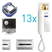 TCS Tür Control - Türsprech-Set video:pack Einbau PVIH130/001 für 13 Wohneinheit