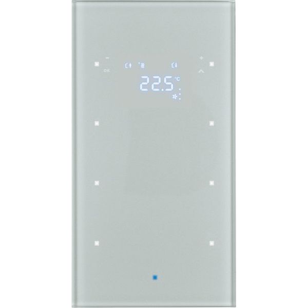 Berker - Bussystem-Tastsensor Glas-Sensor 75643034 mit Raumtemperatur