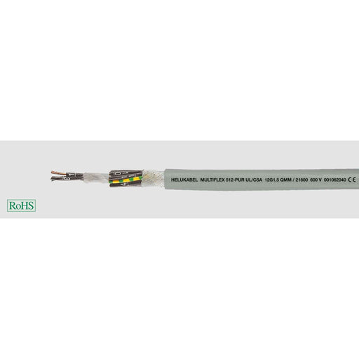 Klimaprime - Energiekabel < 1 kV, für ortsveränderlichen Einsatz HEL M-FLEX 512-PUR 3G1 P M-FLEx512 3G1 UR-Schleppkettenltg