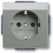 Busch-Jaeger - Steckdose SCHUKO Steckdosen-Einsatz 20 EUCNB-803 graumetallic